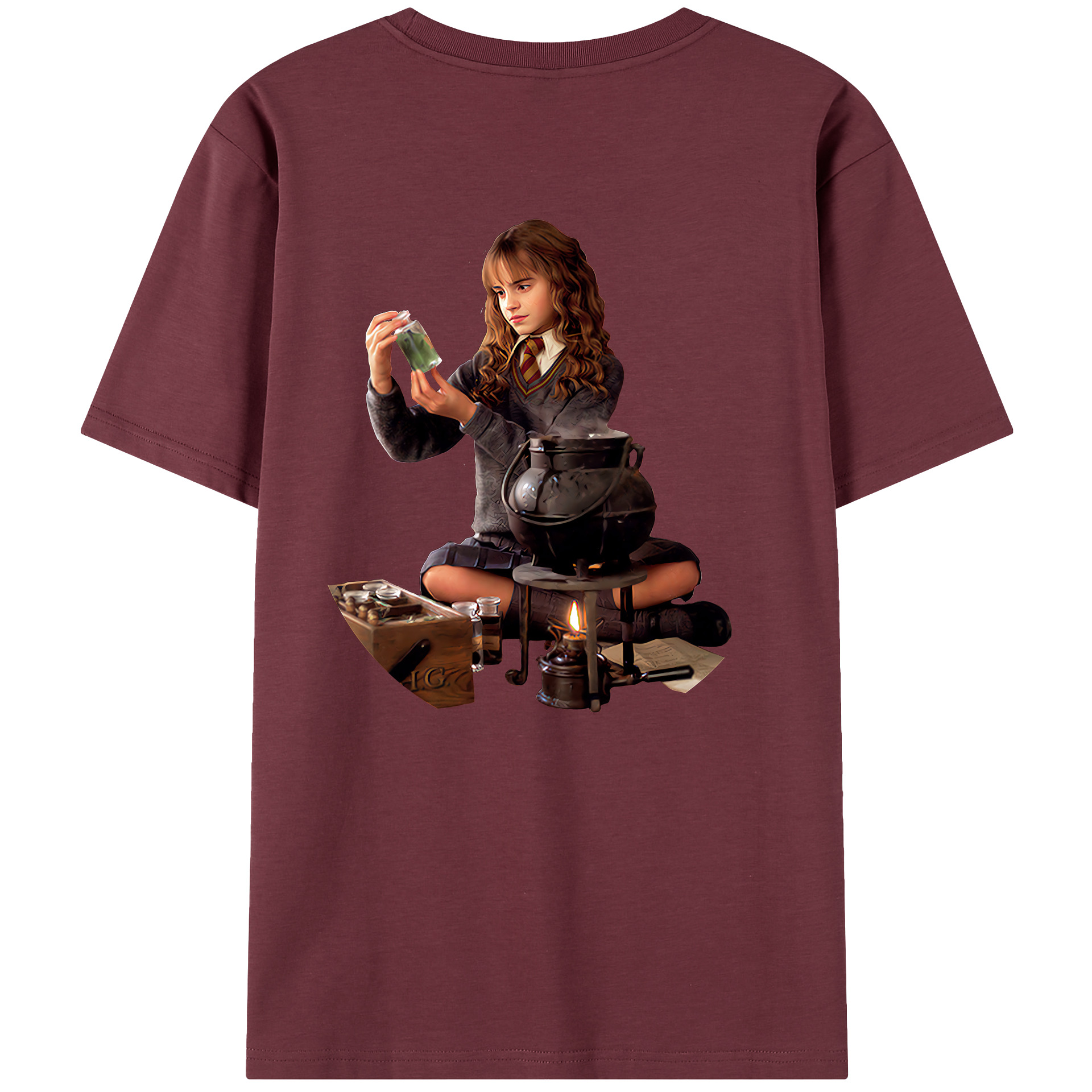 （画像用） Harry Potter ハリー・ポッターシリーズ 綿100％半袖Tシャツ（背面プリント）
